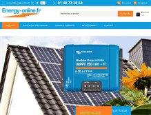 Tablet Screenshot of energy-online.fr
